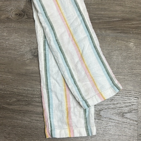 NEW Billabong x The Salty Blonde Multi Striped Tapered Straight Leg Pants Sz 25 - Picture 5 of 12